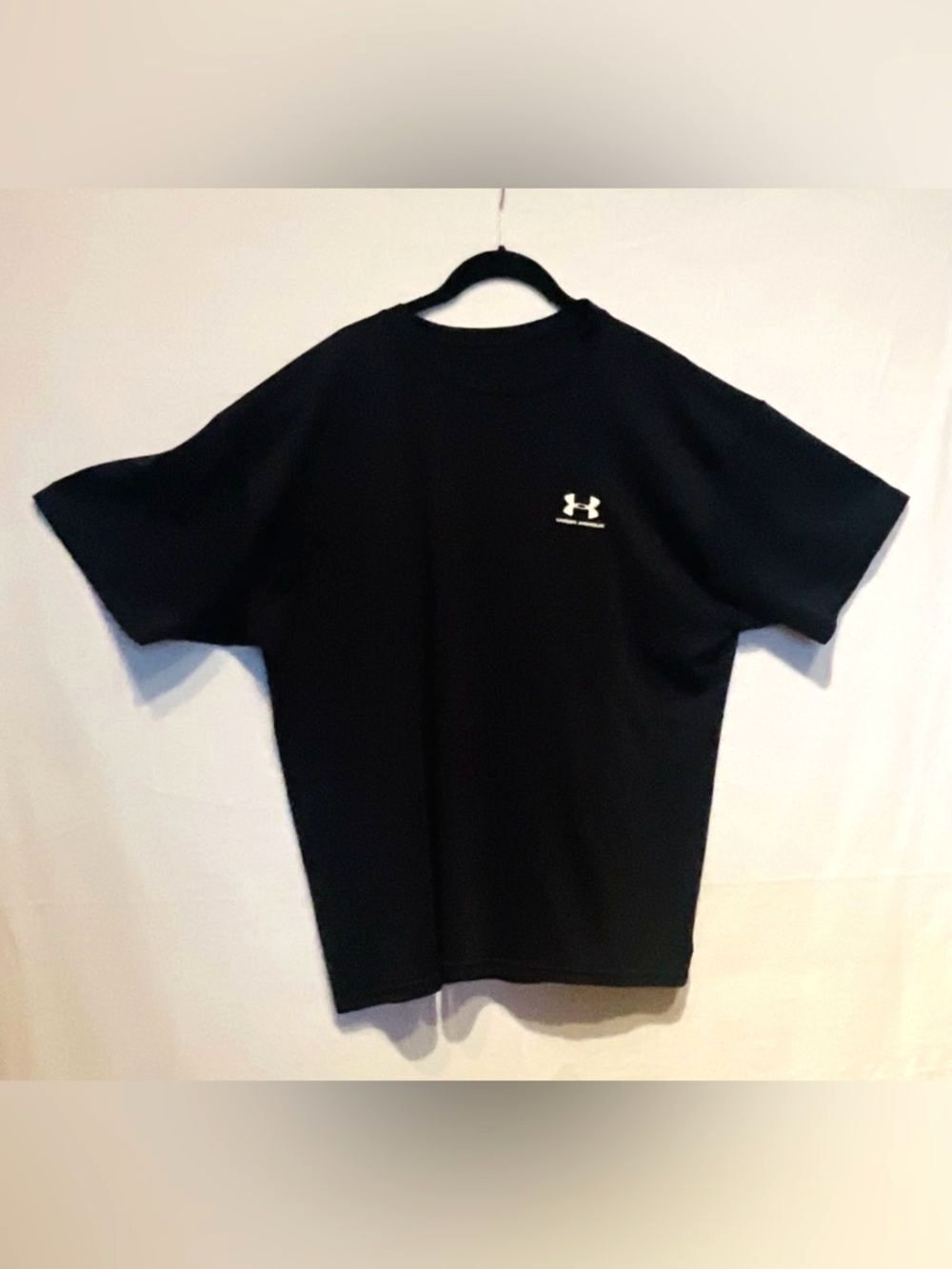 Under Armour Distressed Work Shirt XL Black Heavy Duty Tactical Construction Tee
